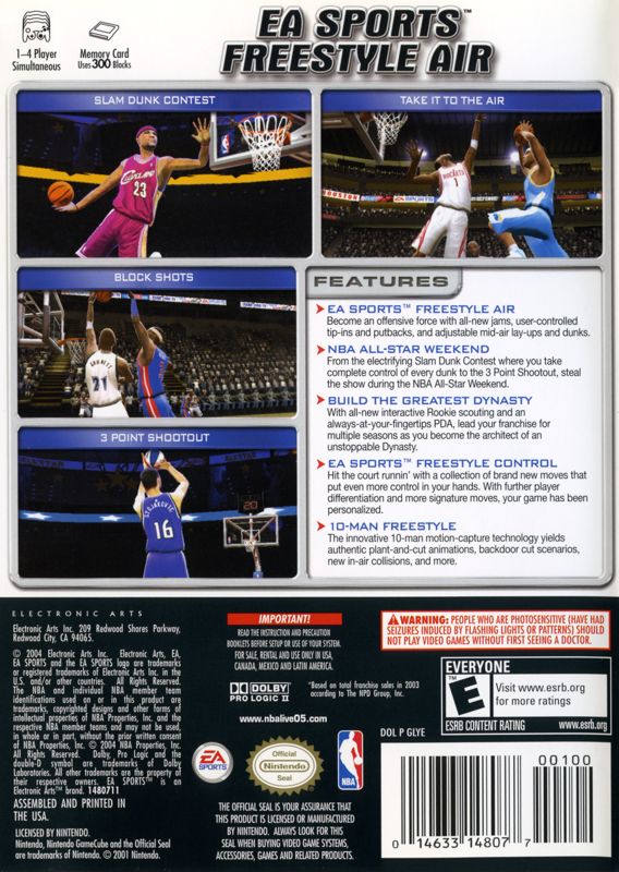 NBA Live 2005 (GC, PS2, Windows, Xbox) (gamerip) (2004) MP3